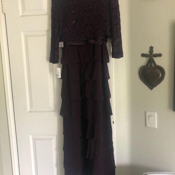 SPARKLY PROM OR HOLIDAY w Sequin Lace jacket (2 pc Set) - Picture 2 of 8